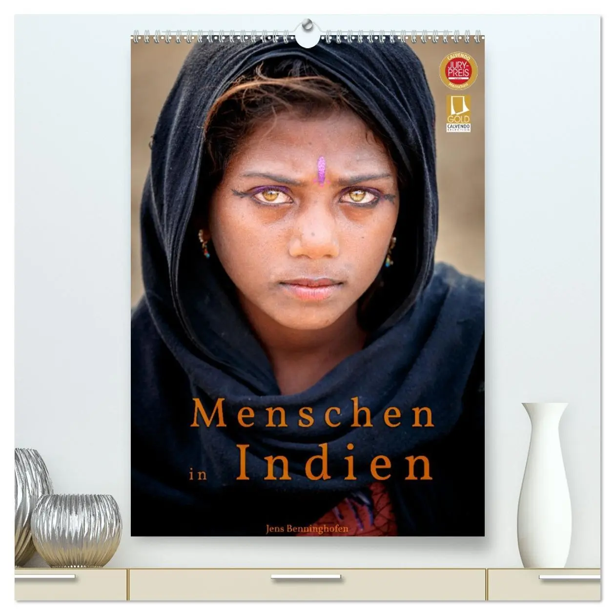 Cover: 9783516355420 | Menschen in Indien (hochwertiger Premium Wandkalender 2026 DIN A2...