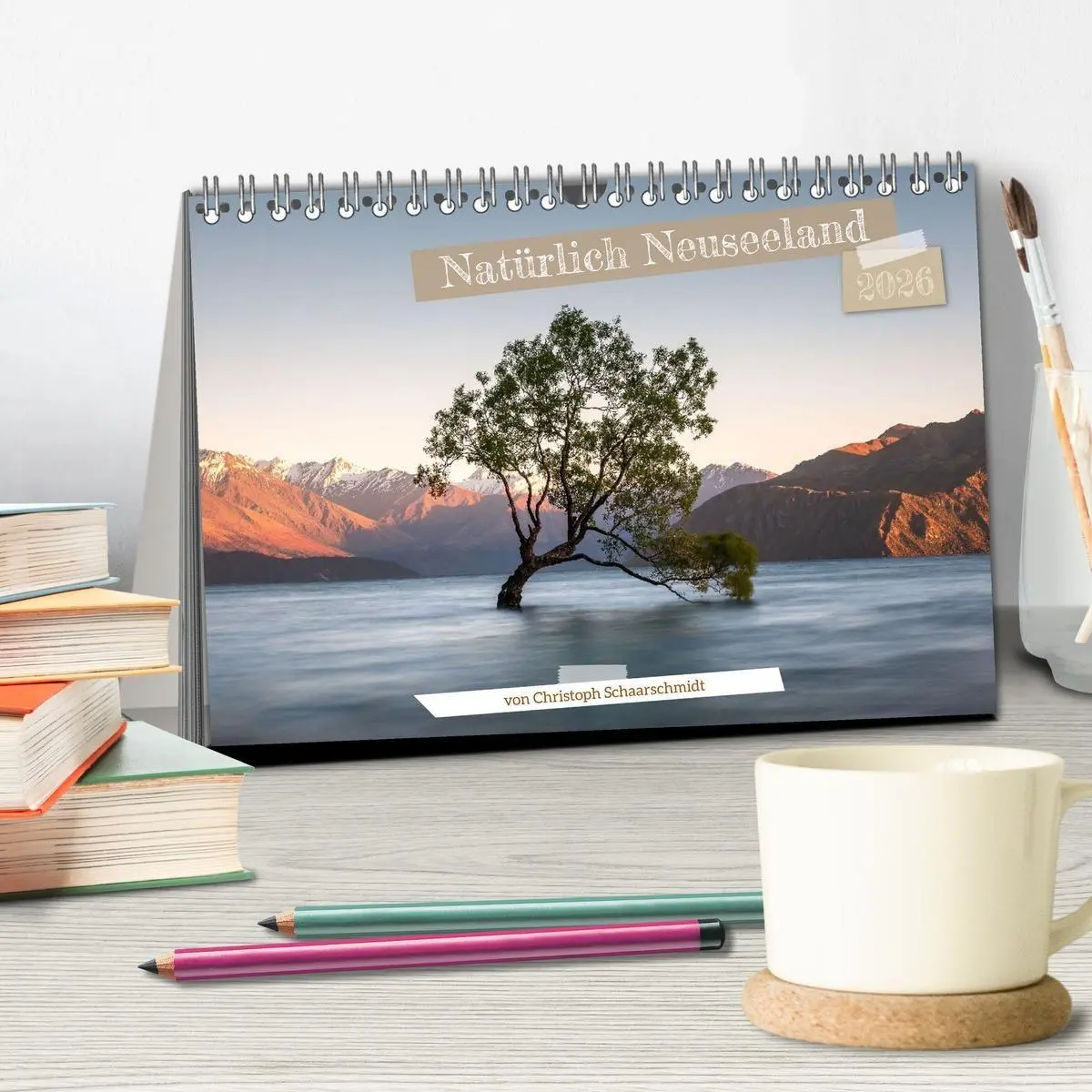 Bild: 9783516735420 | Natürlich Neuseeland (Tischkalender 2026 DIN A5 quer), CALVENDO...