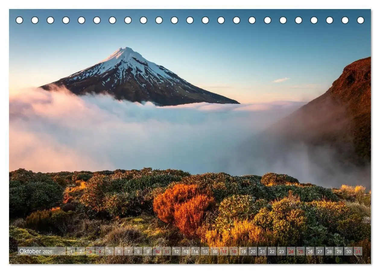 Bild: 9783516735420 | Natürlich Neuseeland (Tischkalender 2026 DIN A5 quer), CALVENDO...