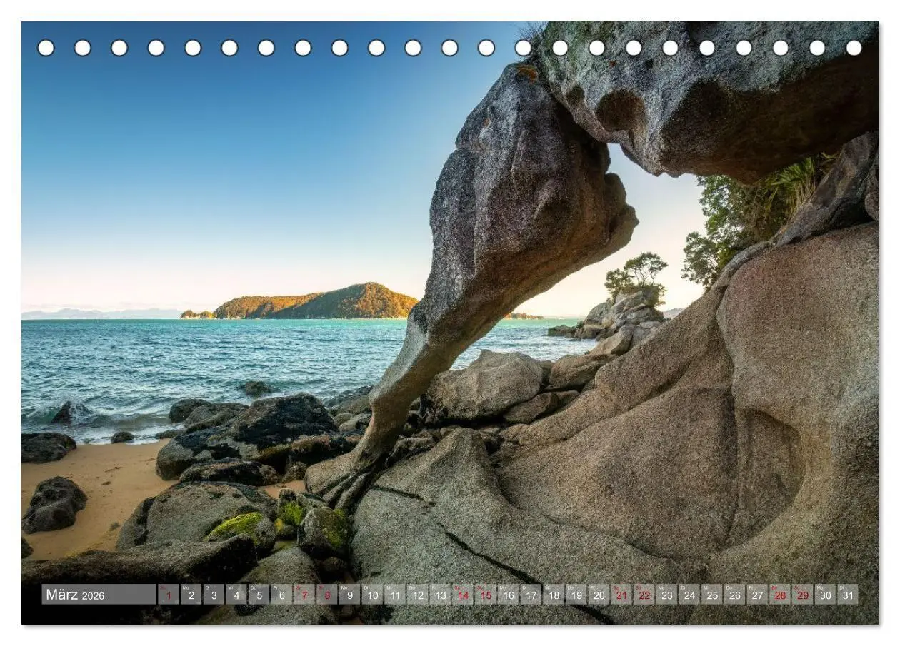 Bild: 9783516735420 | Natürlich Neuseeland (Tischkalender 2026 DIN A5 quer), CALVENDO...