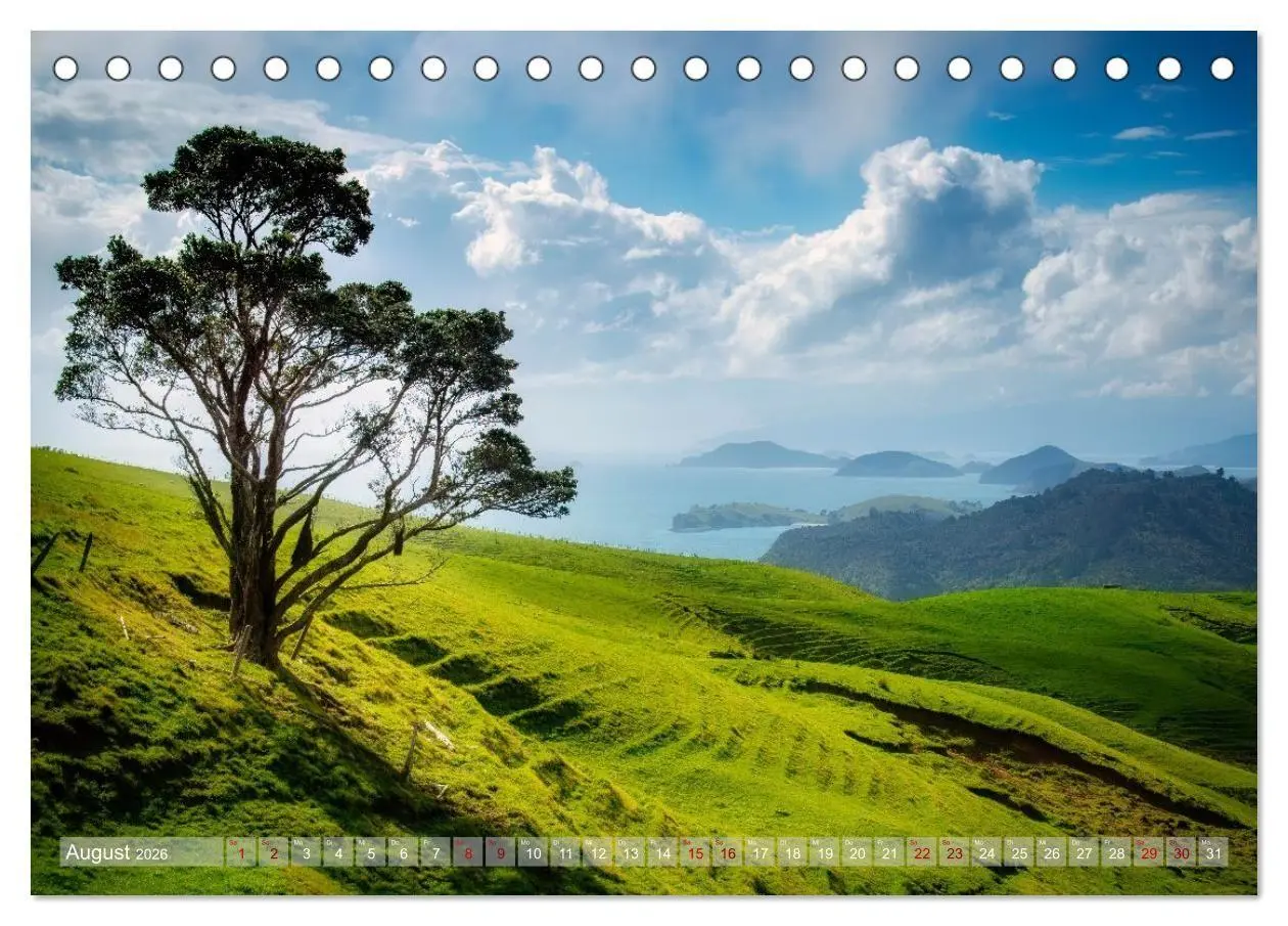 Bild: 9783516735420 | Natürlich Neuseeland (Tischkalender 2026 DIN A5 quer), CALVENDO...