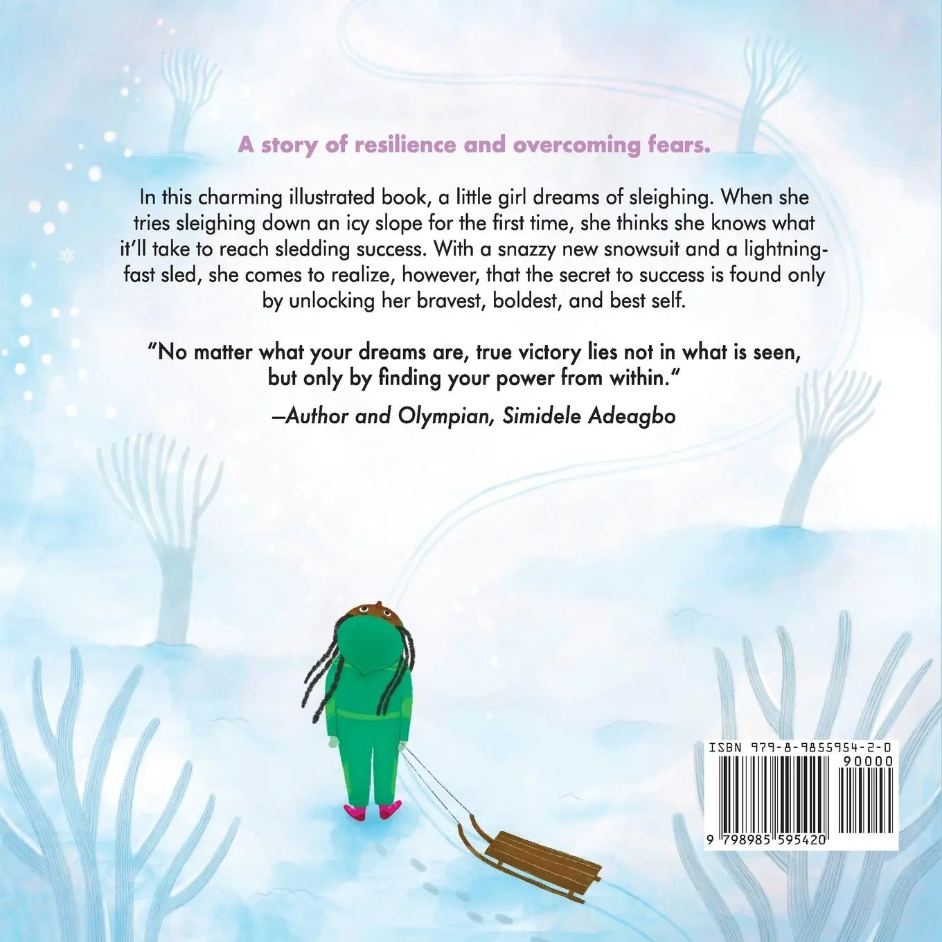 Rückseite: 9798985595420 | Sleigh, Sleigh, Sleigh All Day | Simidele Adeagbo | Taschenbuch | 2023