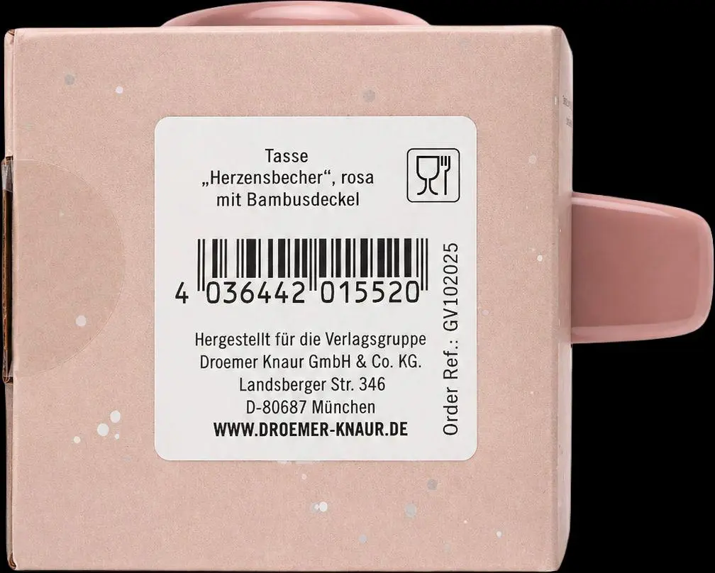 Rückseite: 4036442015520 | COZY Tasse mit Bambusdeckel (rosa) | Groh Verlag | 2 S. | Deutsch