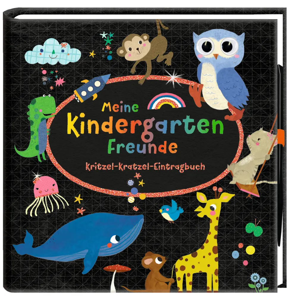 Cover: 4050003715520 | Freundebuch - Meine Kindergartenfreunde | Kritzel-Kratzel-Eintragbuch