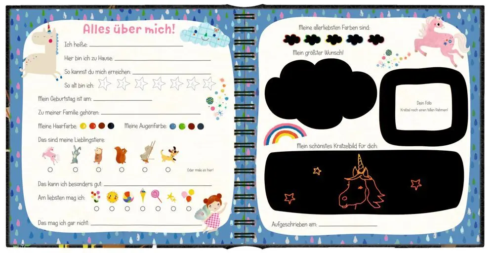 Bild: 4050003715520 | Freundebuch - Meine Kindergartenfreunde | Kritzel-Kratzel-Eintragbuch