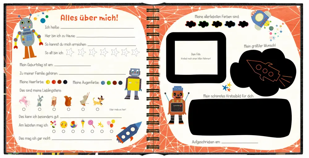 Bild: 4050003715520 | Freundebuch - Meine Kindergartenfreunde | Kritzel-Kratzel-Eintragbuch