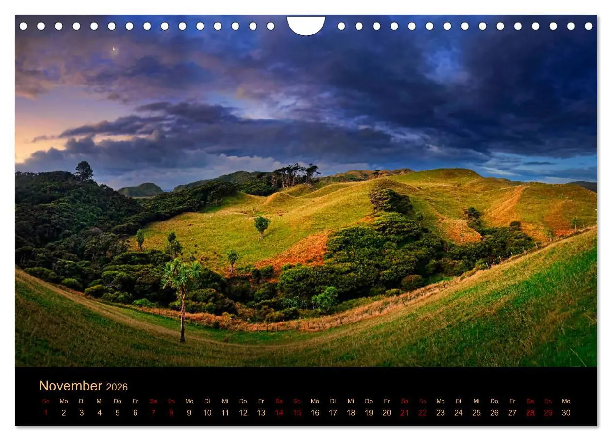 Bild: 9783457255520 | Südseetraum Neuseeland (Wandkalender 2026 DIN A4 quer), CALVENDO...