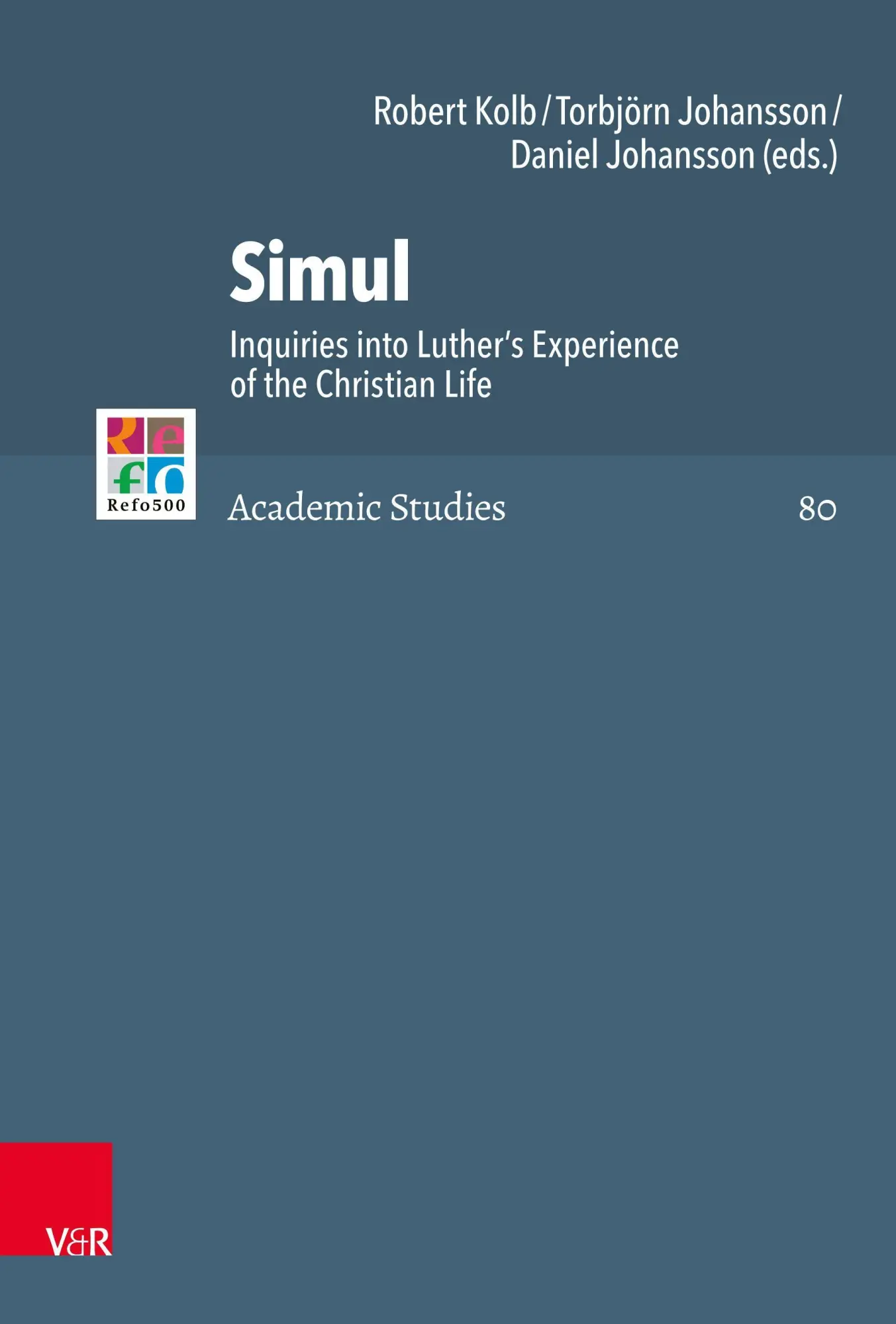Cover: 9783525565520 | Simul | Robert Kolb | Buch | 270 S. | Englisch | 2021