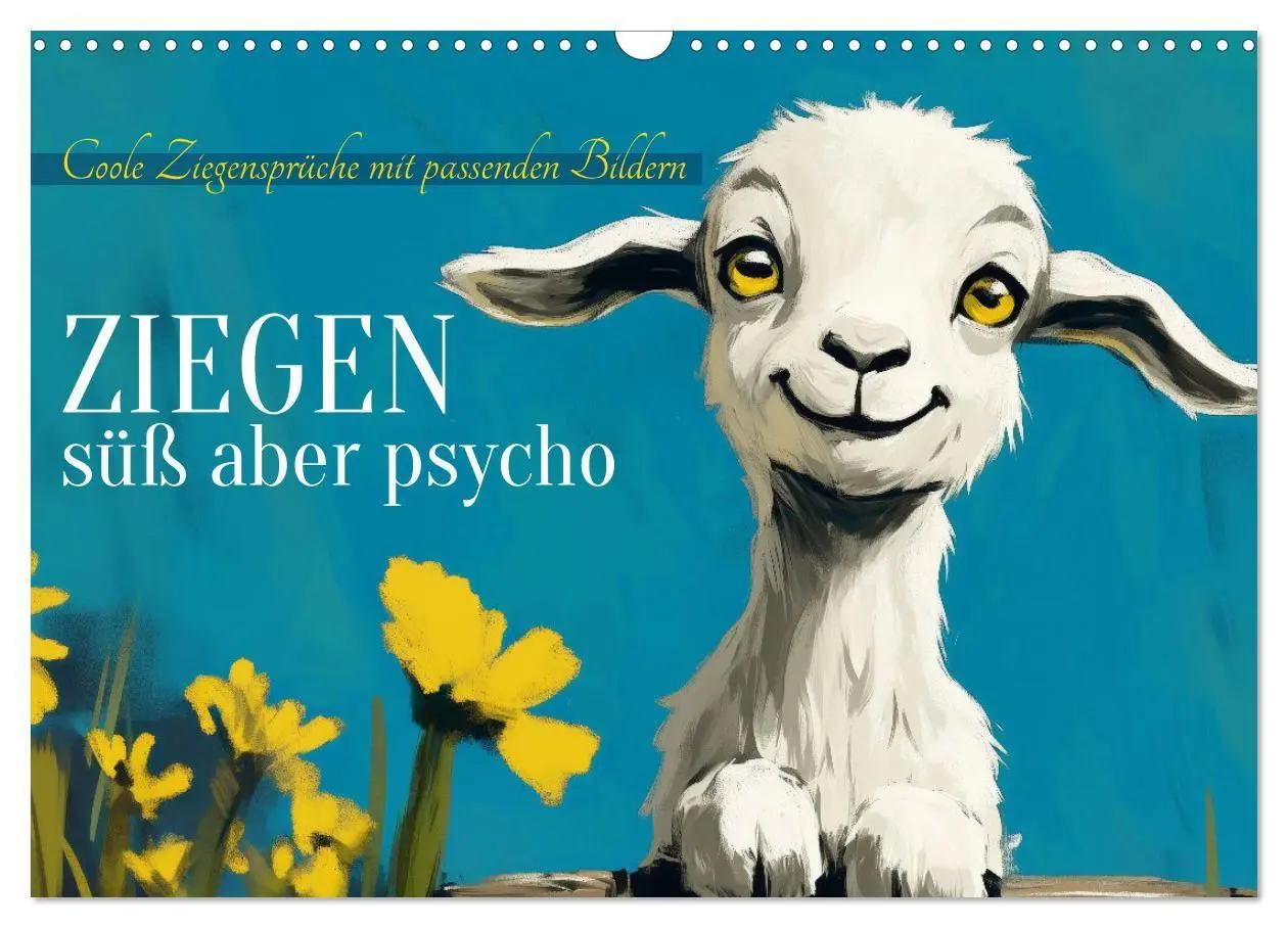 Cover: 9783569055520 | Ziegen, süß aber psycho (Wandkalender 2027 DIN A3 quer), CALVENDO...