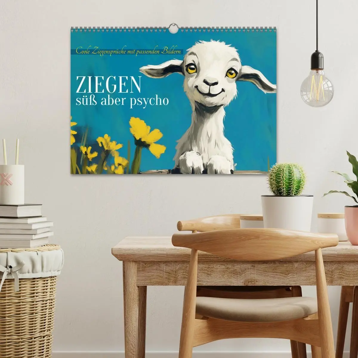 Bild: 9783569055520 | Ziegen, süß aber psycho (Wandkalender 2027 DIN A3 quer), CALVENDO...