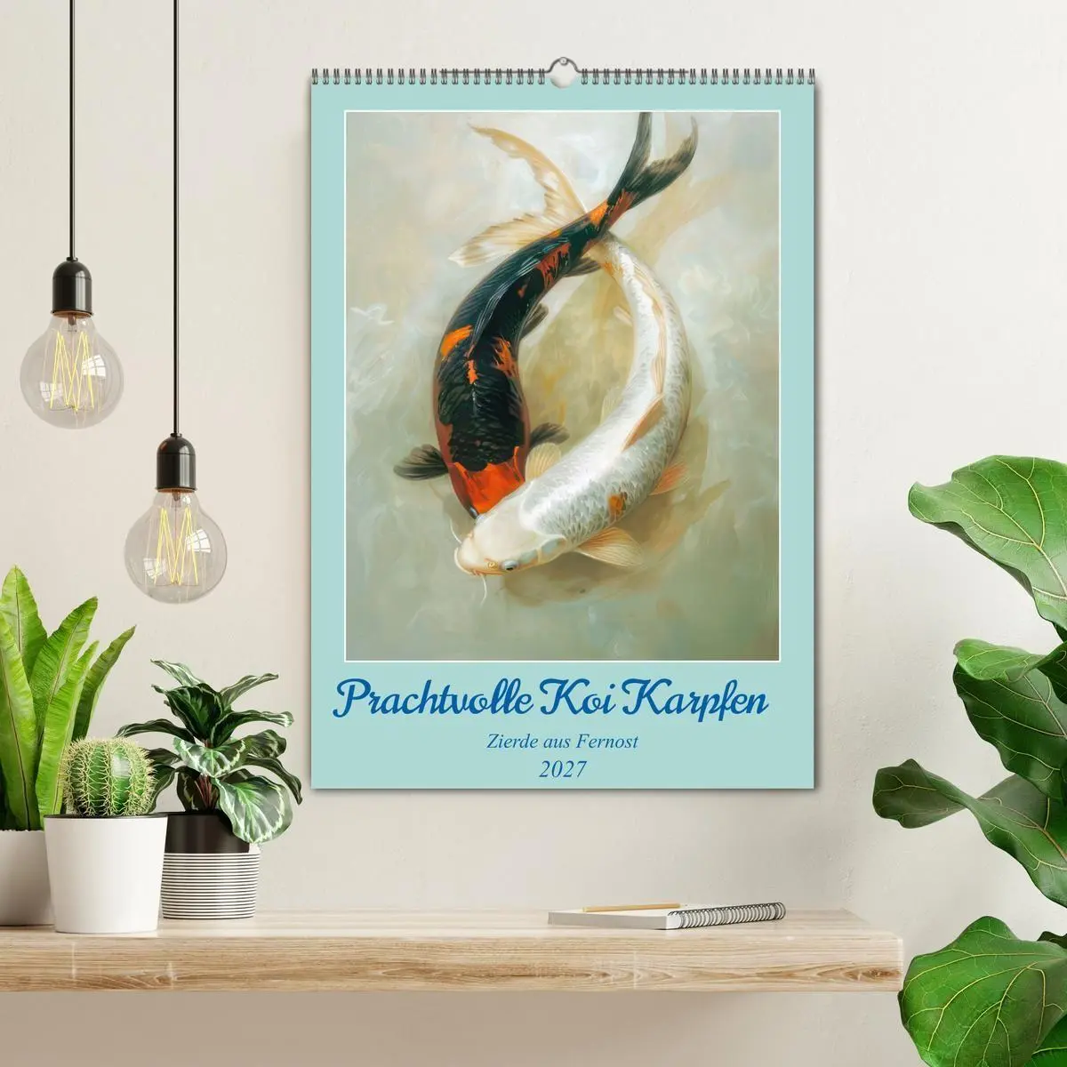 Bild: 9783569125520 | Prachtvolle Koi Karpfen Zierde aus Fernost (Wandkalender 2027 DIN...