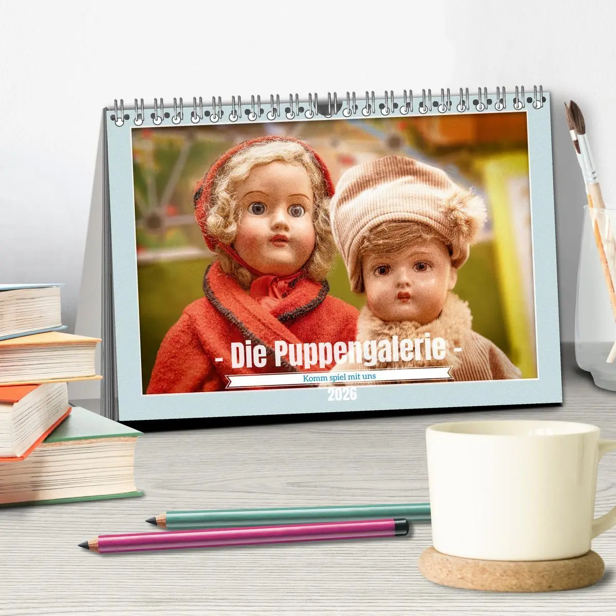 Bild: 9783457555620 | Die Puppengalerie (Tischkalender 2026 DIN A5 quer), CALVENDO...