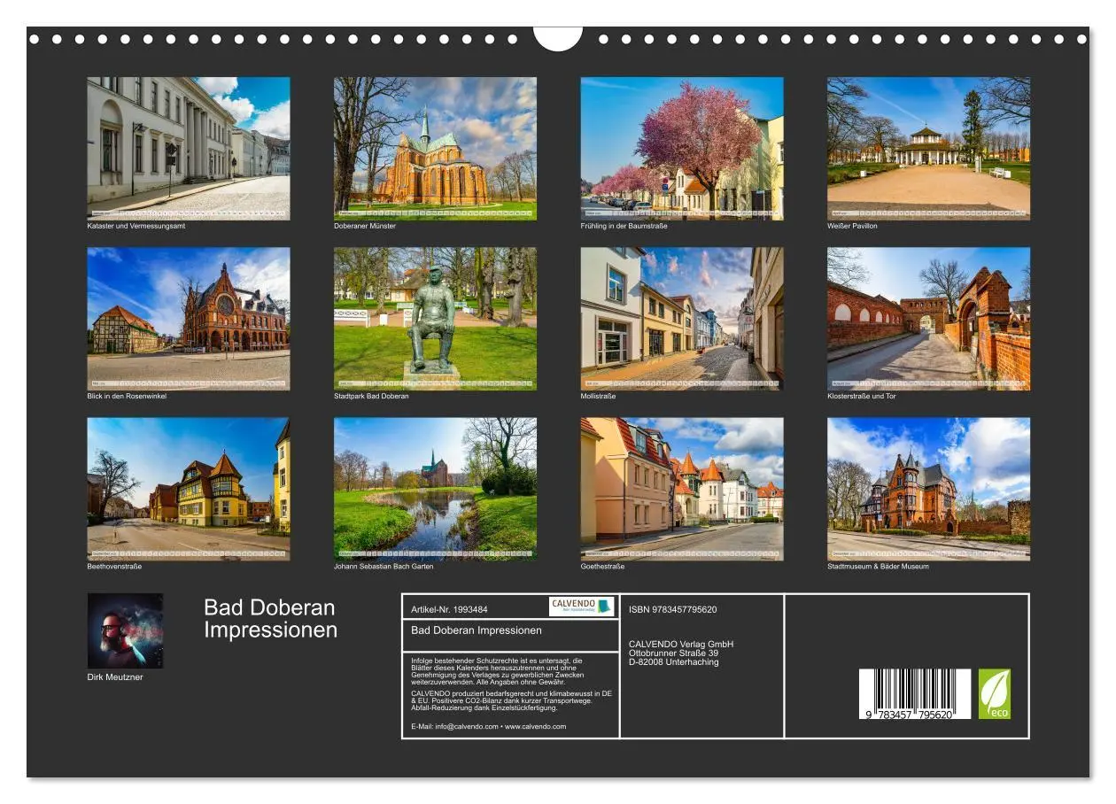 Bild: 9783457795620 | Bad Doberan Impressionen (Wandkalender 2026 DIN A3 quer), CALVENDO...