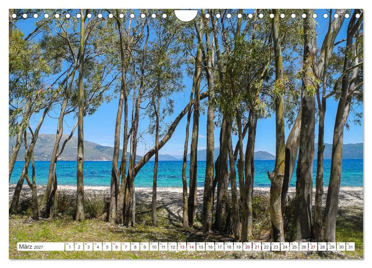 Bild: 9783569425620 | Kefalonia, Inseltraum in Blau (Wandkalender 2027 DIN A4 quer),...