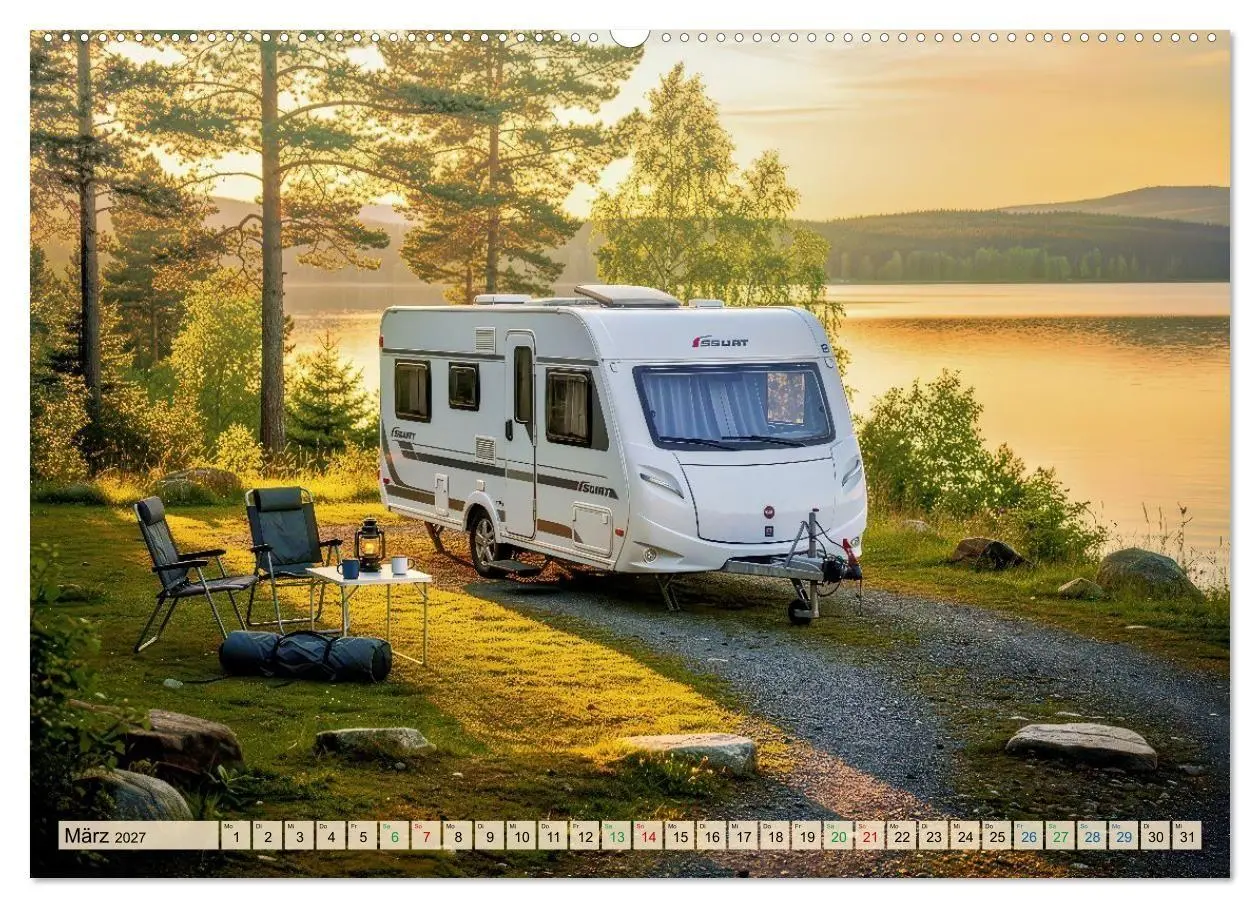 Bild: 9783569975620 | Wohnwagen-Freiheit (hochwertiger Premium Wandkalender 2027 DIN A2...