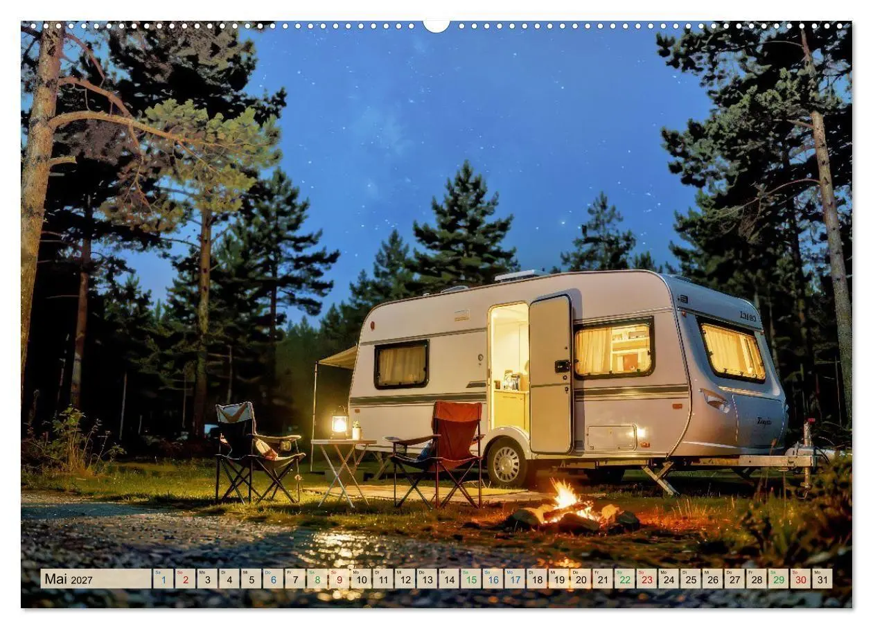 Bild: 9783569975620 | Wohnwagen-Freiheit (hochwertiger Premium Wandkalender 2027 DIN A2...