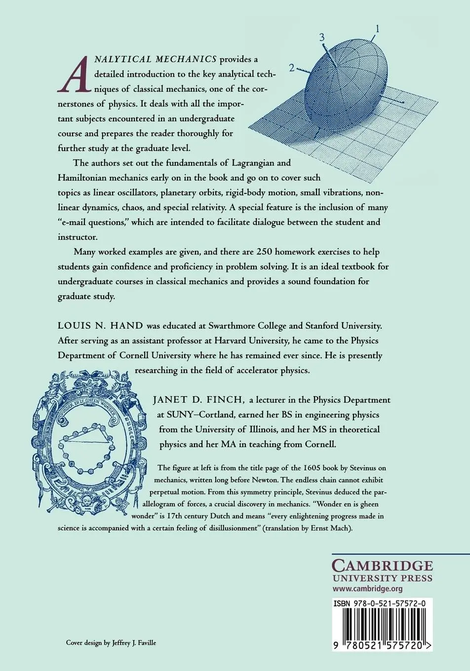 Rückseite: 9780521575720 | Analytical Mechanics | Louis N. Hand (u. a.) | Taschenbuch | Englisch