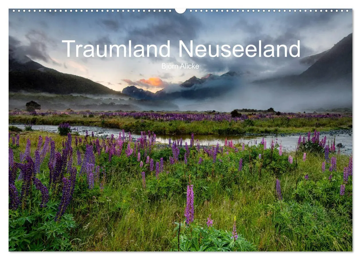 Cover: 9783457925720 | Traumland Neuseeland (Wandkalender 2026 DIN A2 quer), CALVENDO...