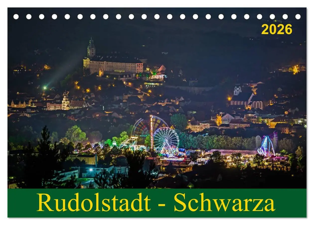 Cover: 9783516015720 | Rudolstadt - Schwarza (Tischkalender 2026 DIN A5 quer), CALVENDO...