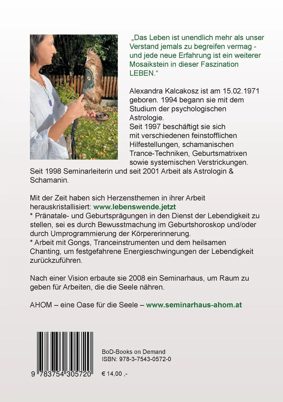 Rückseite: 9783754305720 | Auf dem Pfad der Rose | Alexandra Kalcakosz | Taschenbuch | Paperback