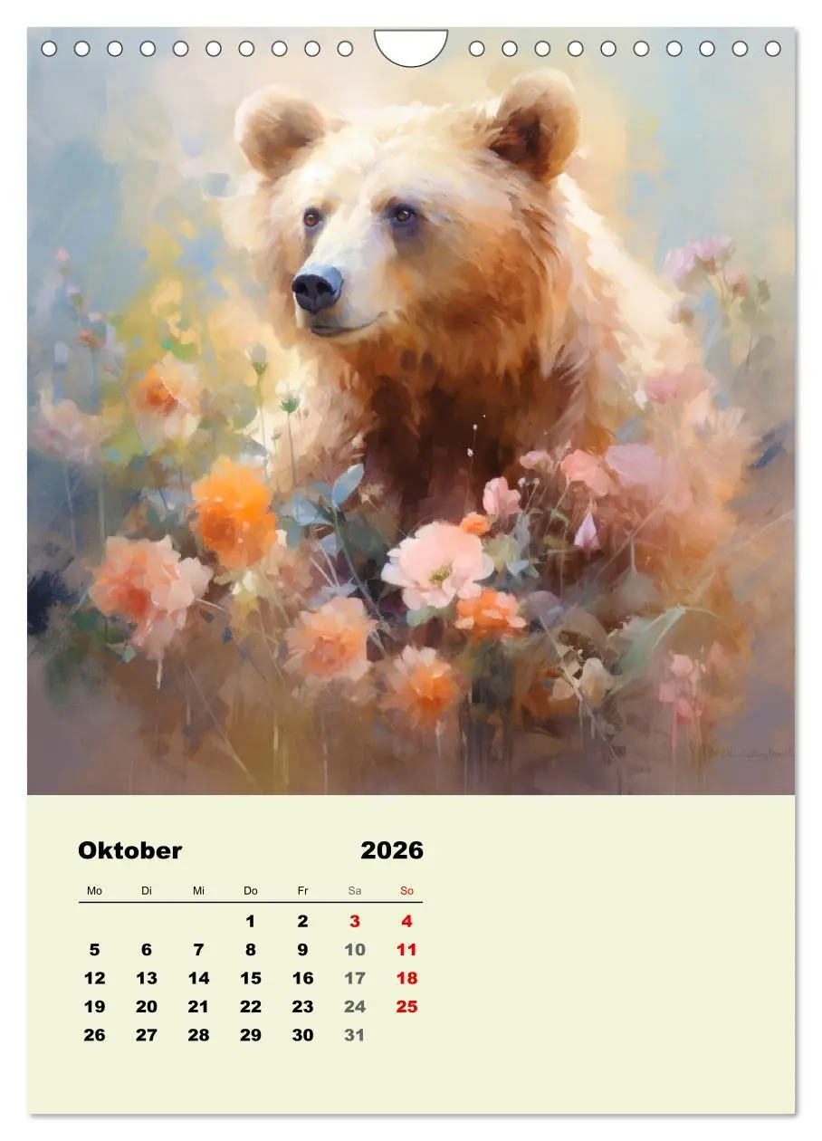 Bild: 9783516315820 | Krafttiere als spirituelle Begleiter (Wandkalender 2026 DIN A4...