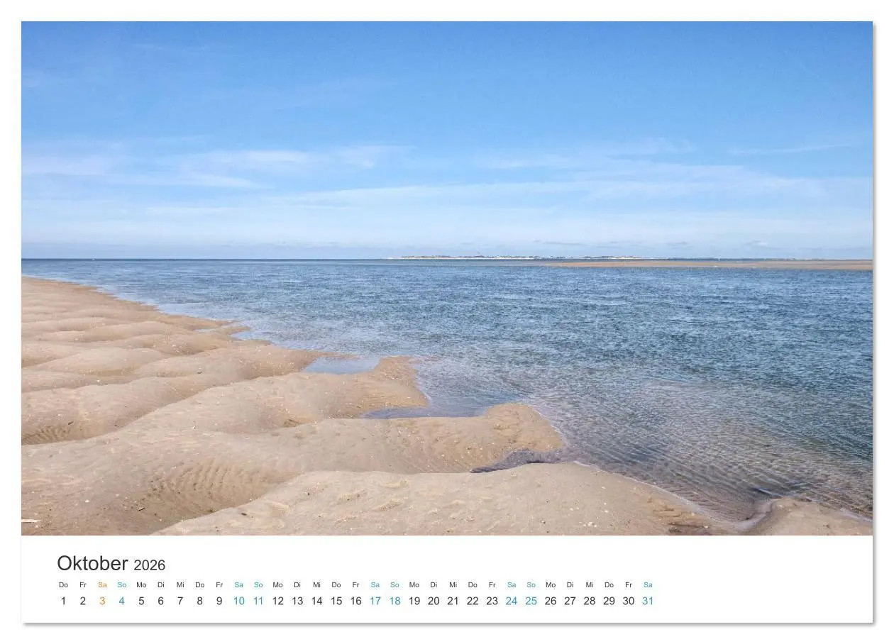 Bild: 9783516625820 | Amrum: Natur und Freiheit (Wandkalender 2026 DIN A4 quer), CALVENDO...