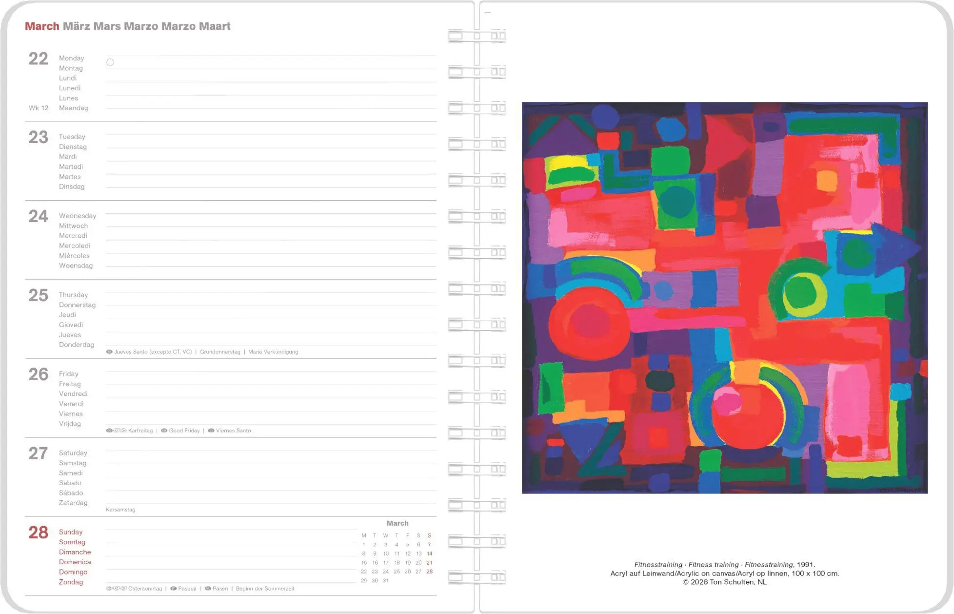 Bild: 4069095015920 | Ton Schulten Diary 2027 | Neumann Verlage GmbH &amp; Co KG | Buch | 110 S.