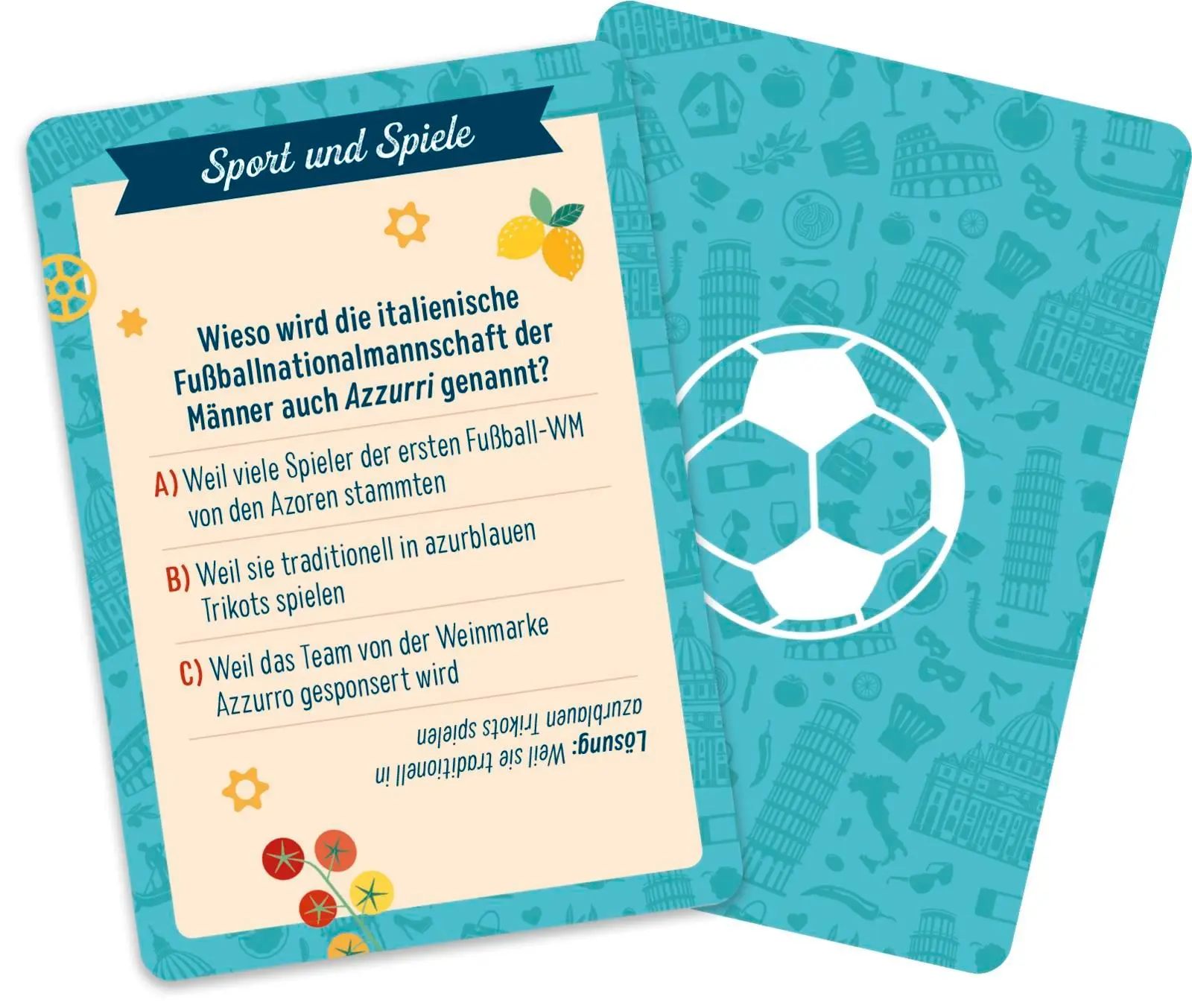 Bild: 4260308345920 | Von Amore bis Zabaione | Pattloch Verlag | Spiel | Schachtel | 51 S.