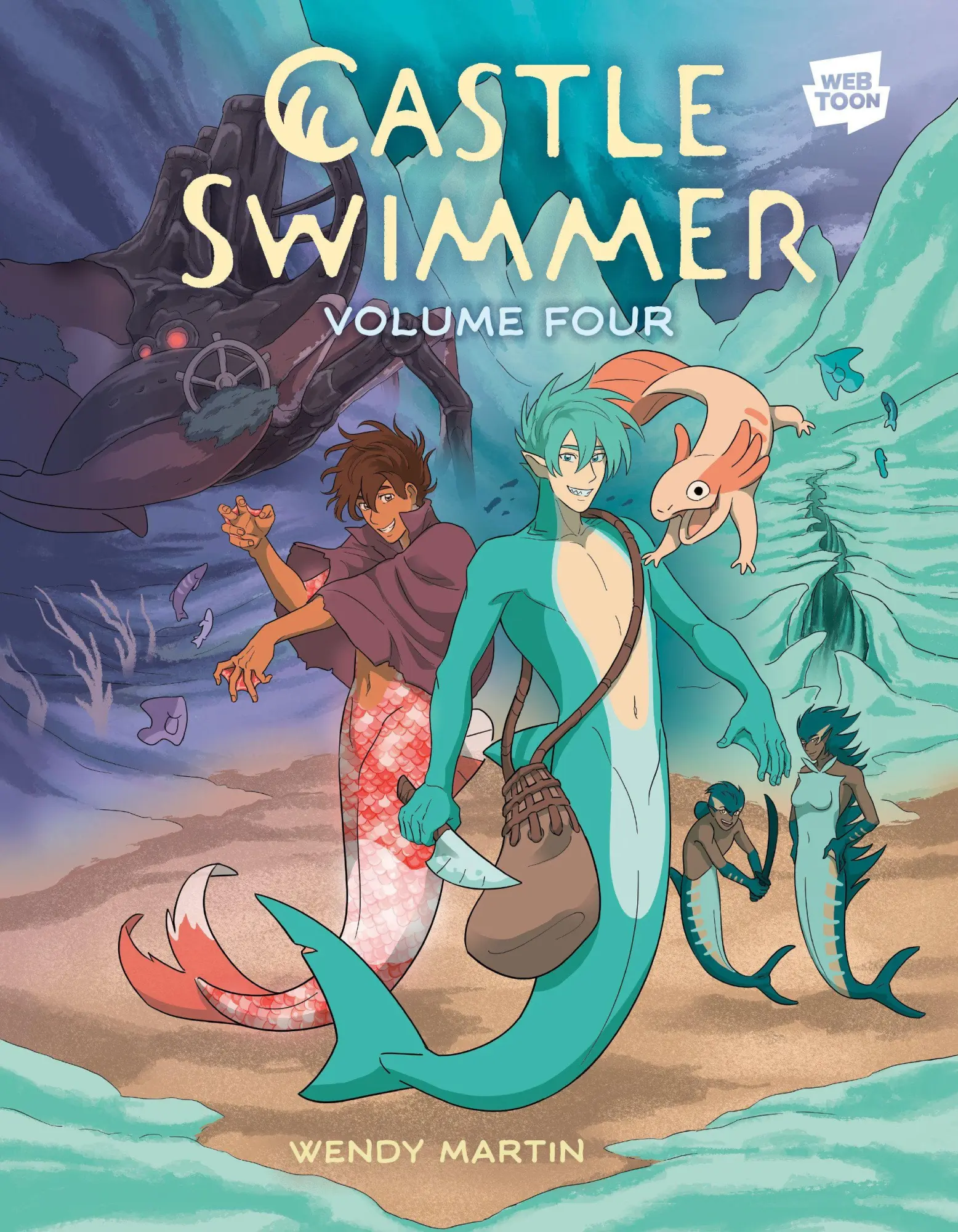 Cover: 9780593835920 | Castle Swimmer: Volume 4 [A Graphic Novel] | Wendy Martin | Buch