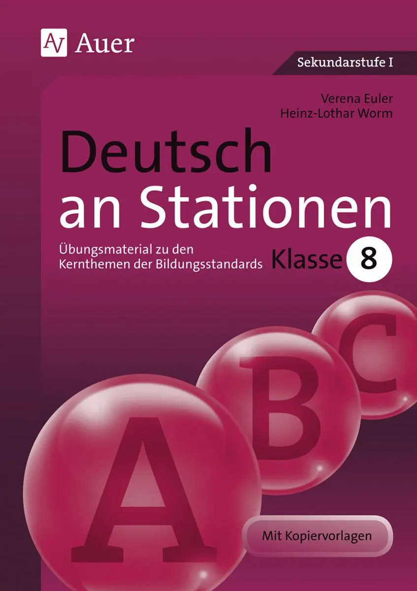 Cover: 9783403065920 | Deutsch an Stationen | Verena Euler | Broschüre | 92 S. | Deutsch