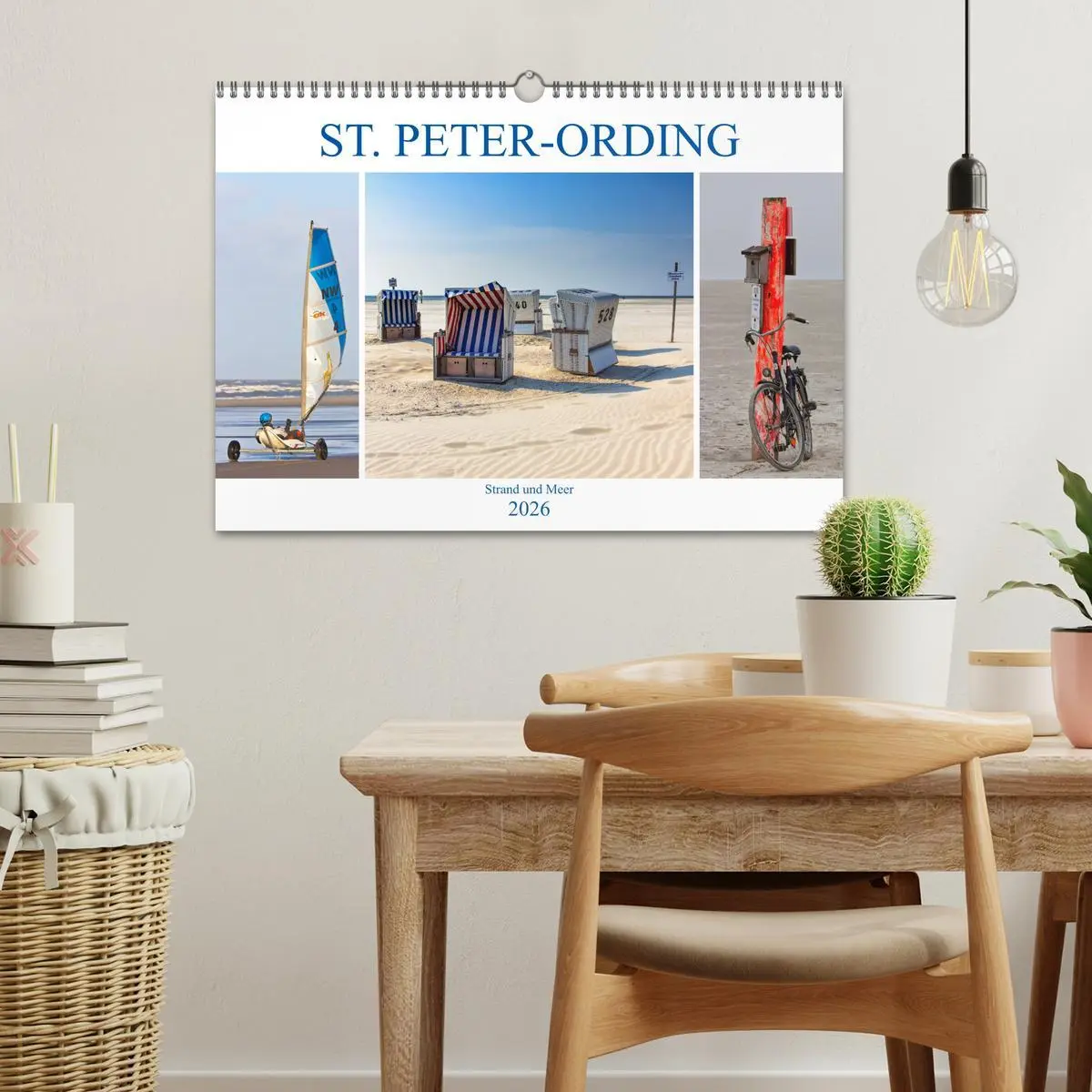 Bild: 9783457905920 | ST. PETER ORDING Strand und Meer (Wandkalender 2026 DIN A3 quer),...