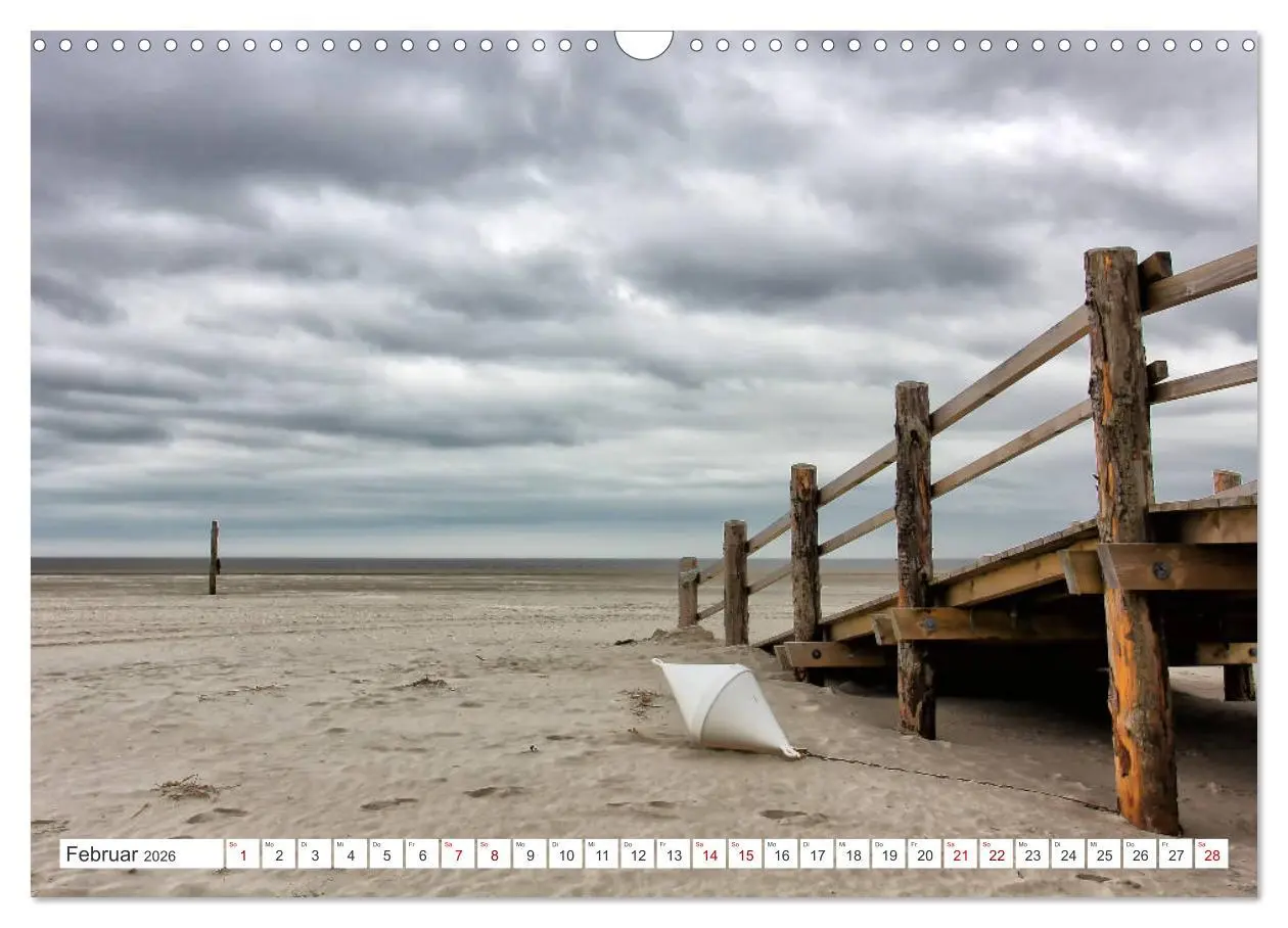 Bild: 9783457905920 | ST. PETER ORDING Strand und Meer (Wandkalender 2026 DIN A3 quer),...