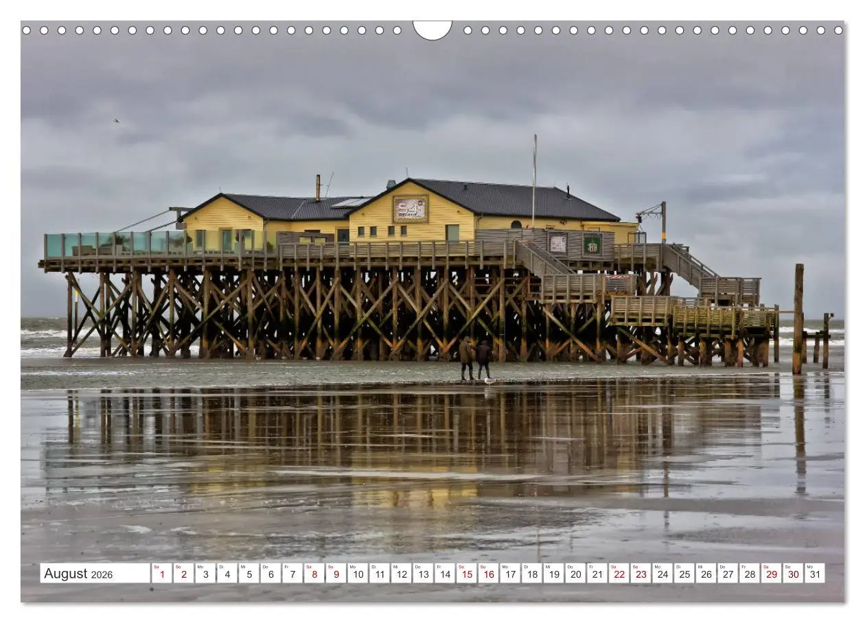 Bild: 9783457905920 | ST. PETER ORDING Strand und Meer (Wandkalender 2026 DIN A3 quer),...