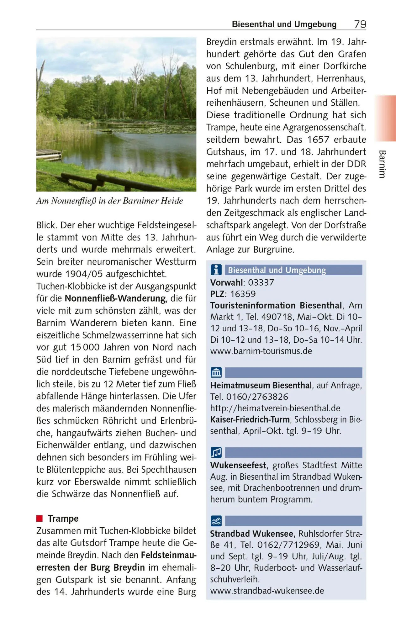 Bild: 9783897945920 | TRESCHER Reiseführer Barnim und Uckermark | Jaath Kristine | Buch