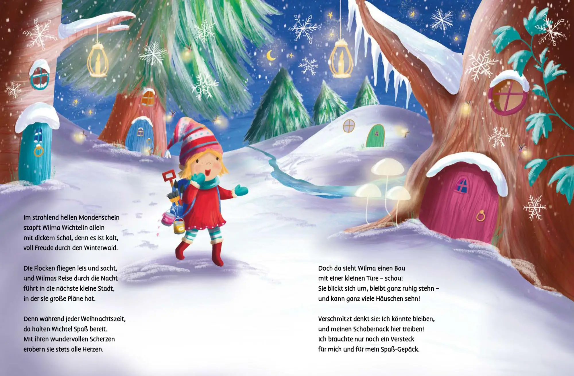 Bild: 9783961295920 | Wilma Wichtel - Weihnachten im Winterwald | Lisa Gastager | Buch