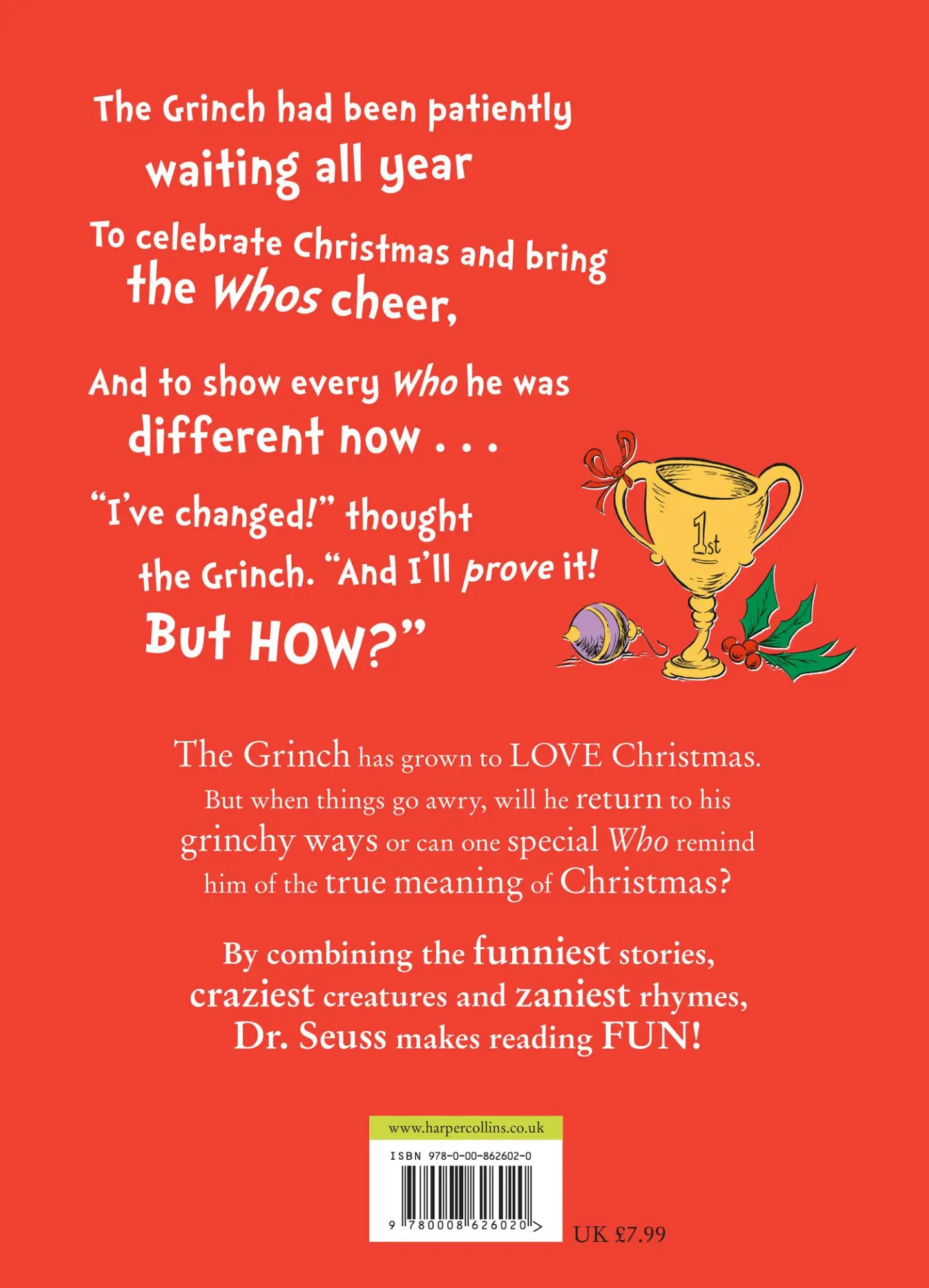 Rückseite: 9780008626020 | How the Grinch Lost Christmas! | Seuss | Taschenbuch | 40 S. | 2024