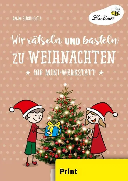 Cover: 9783746806020 | Wir rätseln und basteln zu Weihnachten | (3. und 4. Klasse) | 28 S.