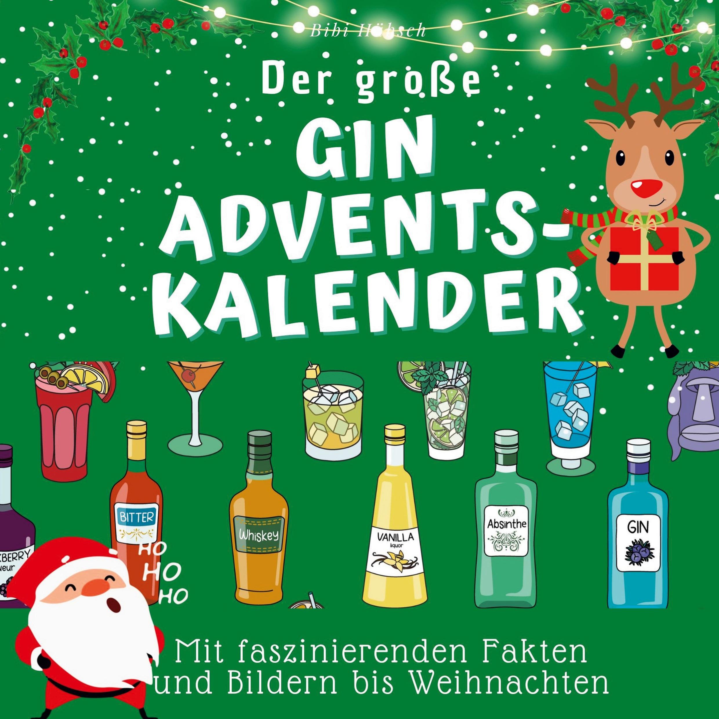 Cover: 9783750526020 | Der große Gin-Adventskalender | Bibi Hübsch | Taschenbuch | Paperback