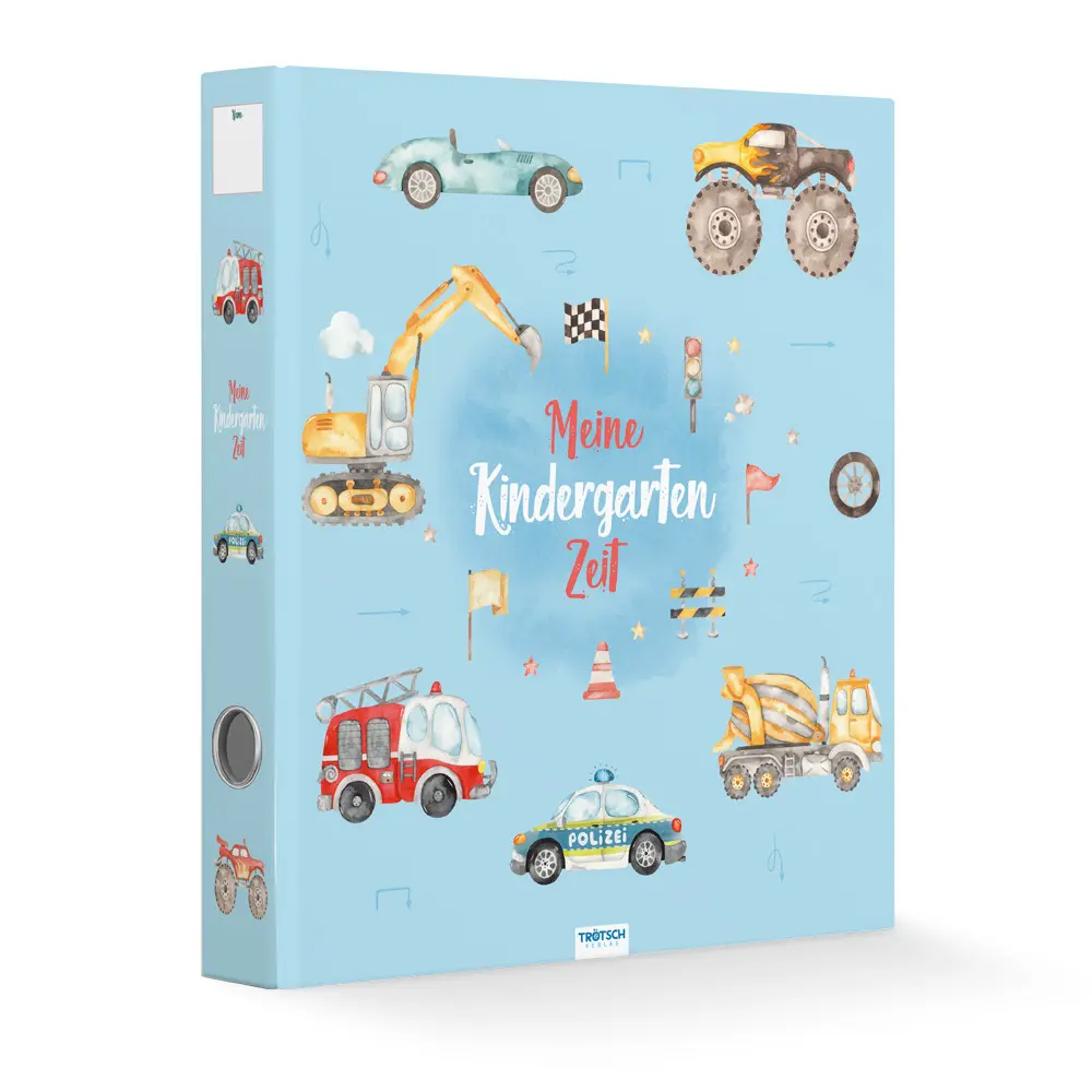 Cover: 9783965526020 | Trötsch Ordner Kindergarten Fahrzeuge Sammelordner Hefter A4...