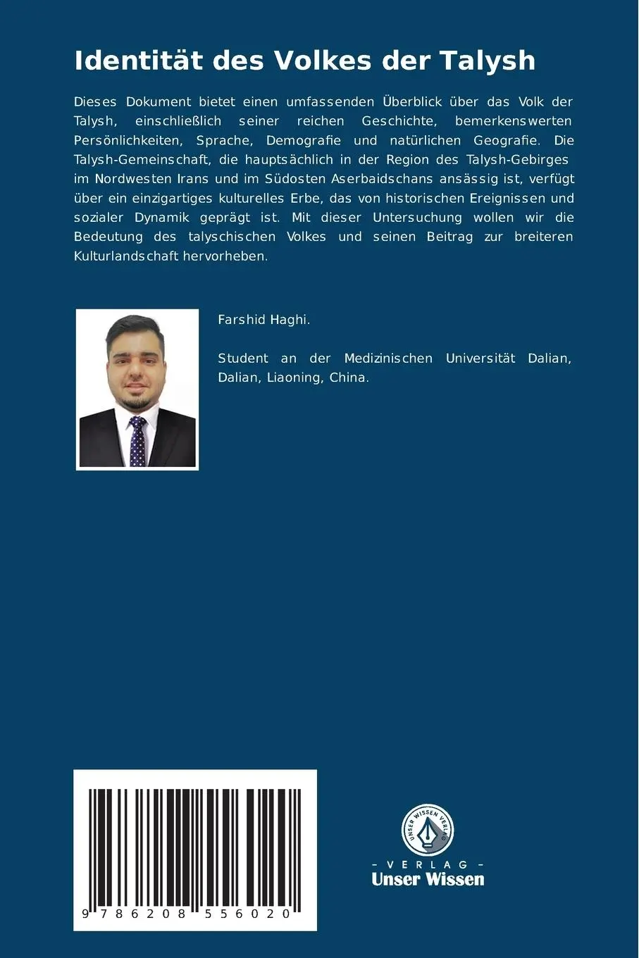 Rückseite: 9786208556020 | Identität des Volkes der Talysh | Farshid Haghi Haghi | Taschenbuch