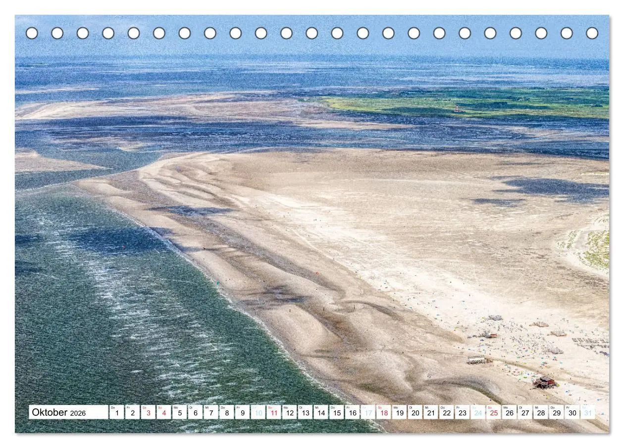 Bild: 9783457716120 | Faszination Sankt Peter-Ording (Tischkalender 2026 DIN A5 quer),...