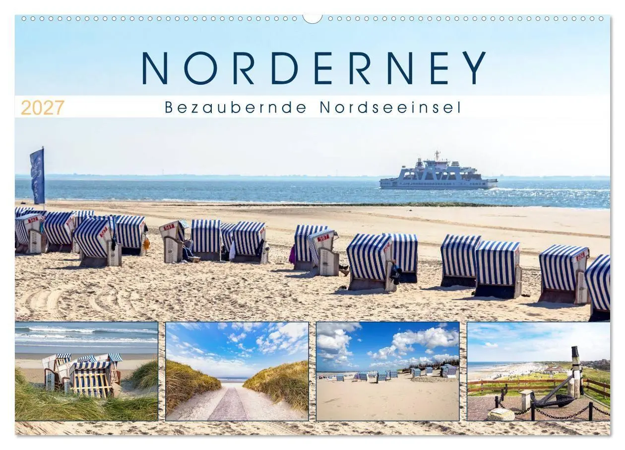 Cover: 9783569686120 | NORDERNEY Bezaubernde Nordseeinsel (Wandkalender 2027 DIN A2 quer),...