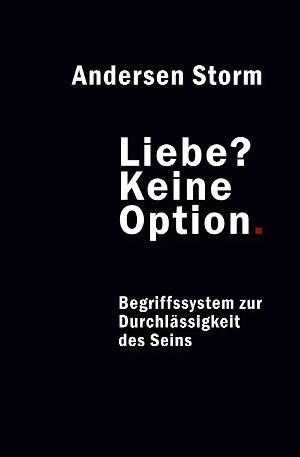 Cover: 9783819086120 | Liebe? Keine Option. | Andersen Storm | Taschenbuch | 72 S. | Deutsch