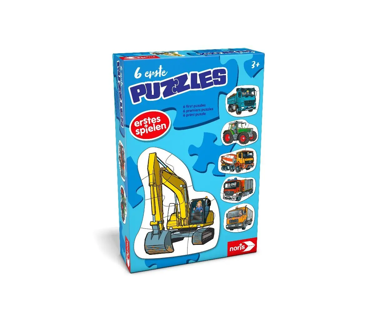 Bild: 4000826006220 | 6 erste Puzzles Fahrzeuge | Spiel | Bunter Stückkarton | 606012167