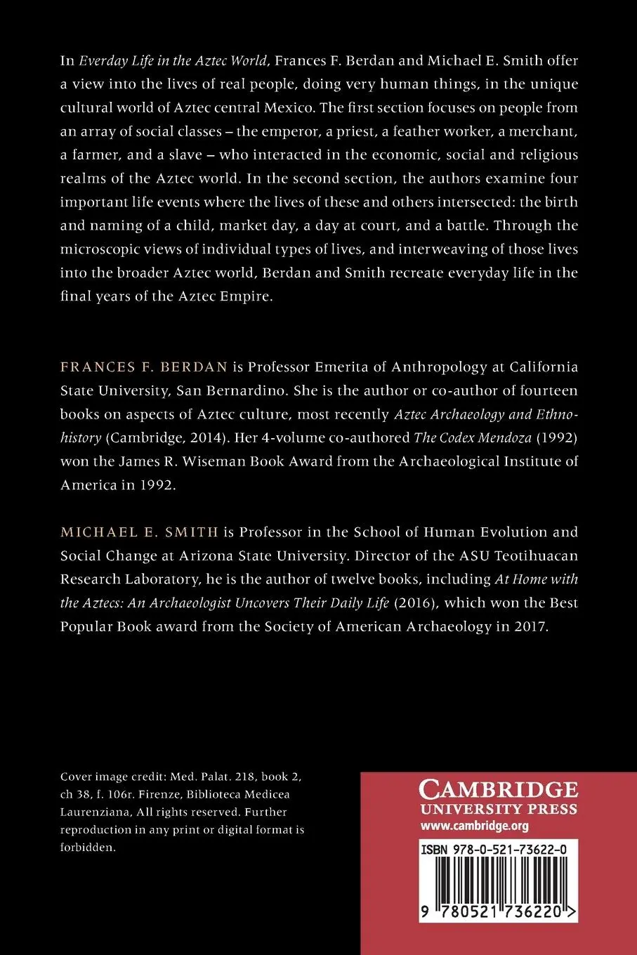 Rückseite: 9780521736220 | Everyday Life in the Aztec World | Frances Berdan (u. a.) | Buch