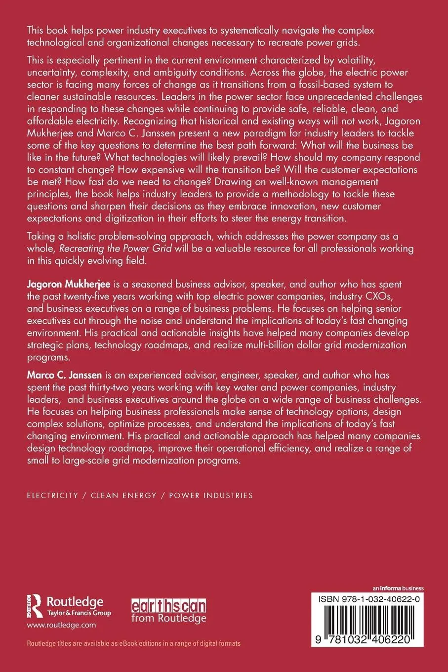 Rückseite: 9781032406220 | Recreating the Power Grid | Jagoron Mukherjee (u. a.) | Taschenbuch
