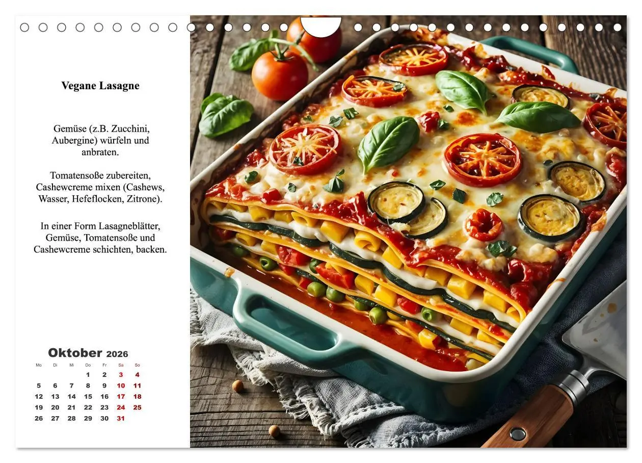 Bild: 9783457256220 | Green Delights - Ein Jahr voller veganer Genüsse (Wandkalender 2026...