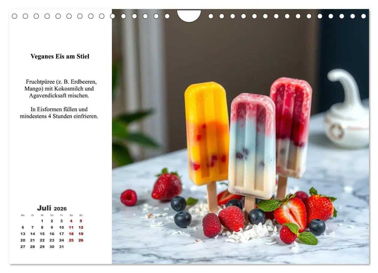 Bild: 9783457256220 | Green Delights - Ein Jahr voller veganer Genüsse (Wandkalender 2026...