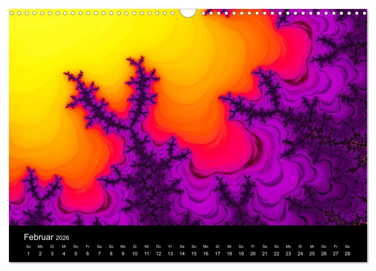 Bild: 9783457876220 | Fraktale - Farben - Formen 2026 (Wandkalender 2026 DIN A3 quer),...