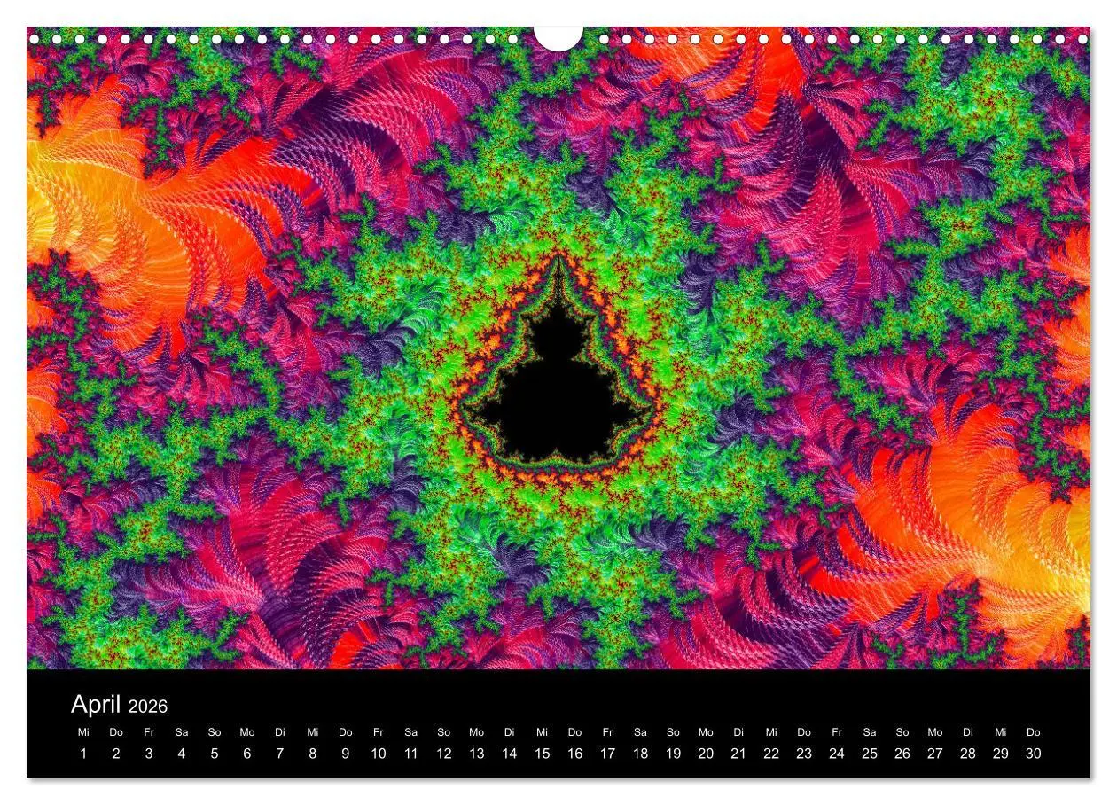 Bild: 9783457876220 | Fraktale - Farben - Formen 2026 (Wandkalender 2026 DIN A3 quer),...